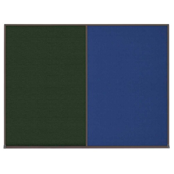 Triple Door Radius Corkboard, 72"X48", S